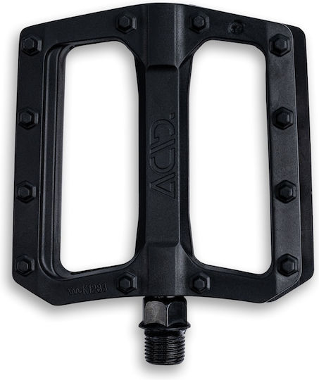 CUBE Flat Bicycle Pedals Black