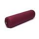 Yoga Bolster Στρογγυλό Μαξιλάρι Γιόγκα Burgundy Yogi & Yogini Organic Cotton 60χ16cm
