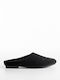 Flat Damen Pantoletten in Schwarz Farbe X26-310-1887-MAUVRO