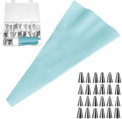 Metallic Pastry Bags Set 24 Pieces