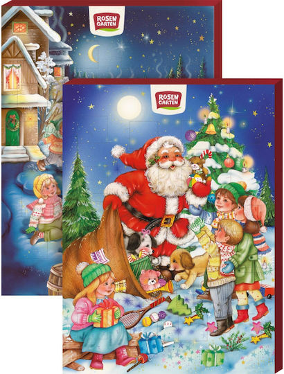 Rosen Garten Σοκολάτα Γάλακτος Advent Calendar 75gr