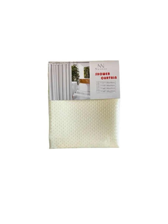 Dream House Shower Curtain Fabric Dots