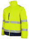 Lacuna Arbeitsjacke Reflektierend mit Fütterung Fleece Gelb