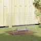 vidaXL 3394436 Galvanized Steel Cage for Birds 110x100x85cm