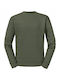 Russell Europe Men's Long Sleeve Promotional Sweatshirt Authentic Olive Green