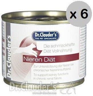 Dr.Clauders Hrană Umedă pentru Pisici cu Păsări de curte, Carne de vită, Orez și Somon 6x200gr