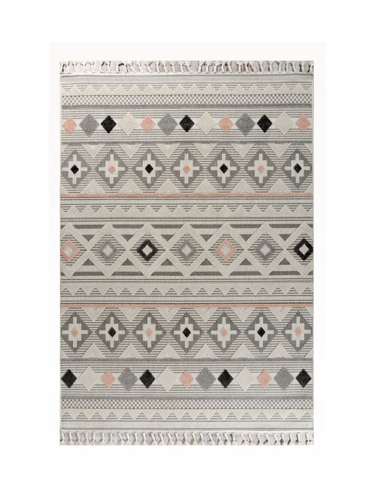 Tzikas Carpets Set Sommer Schlafzimmer-Teppichsets Synthetisch,Polyester/Cotton/Leather Pink 332-0-335-54098-255 2Stück