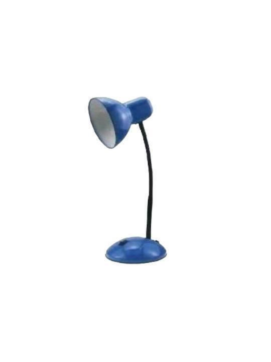 Schreibtischlampe mit flexiblem Arm in Blau Farbe