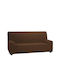 Mc Decor Set de Huse Elastice pentru Canapea Brown 3buc 16474