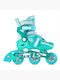 Nils Inline Αυξομειούμενα Rollers Τιρκουάζ Ενηλίκων/Παιδικά
