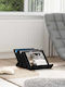 vidaXL Wooden Magazine Rack Black 40x28.5x53cm