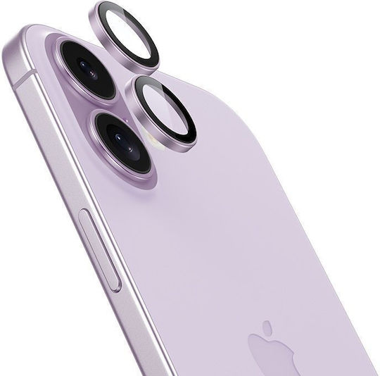 Benks OTU Handy-Kameraschutz Gehärtetes Glas Lila Für Das iPhone 17