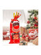 Christmas Bottle Cover L32xW12.5cm.