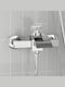 vidaXL Mixing Bathtub Shower Faucet Silver