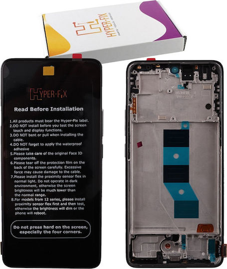 Hyper Fix Οθόνη OLED με Μηχανισμό Αφής και Πλαίσιο για Xiaomi Redmi Note 14 5G (Μαύρο)