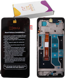 Hyper Fix Οθόνη με Πλαίσιο για REALME C67 (Μαύρο)
