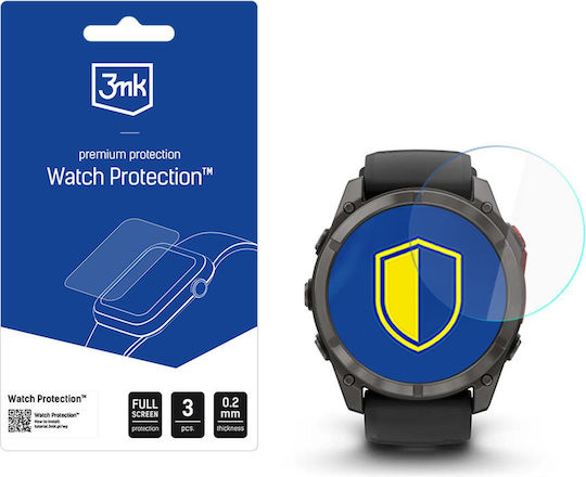 3MK Watch Protection Закалено стъкло за Garmin Fenix 8 Pro 1бр