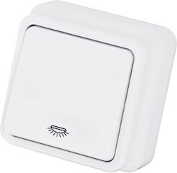 Simple Wall Push Button White Simple Wall Push Button White