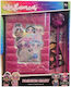 Nice Influencer Fashion Diary Iridescent Cover Stickers Crystals & Pencil Pom-pom 92053/92057 6+ Years