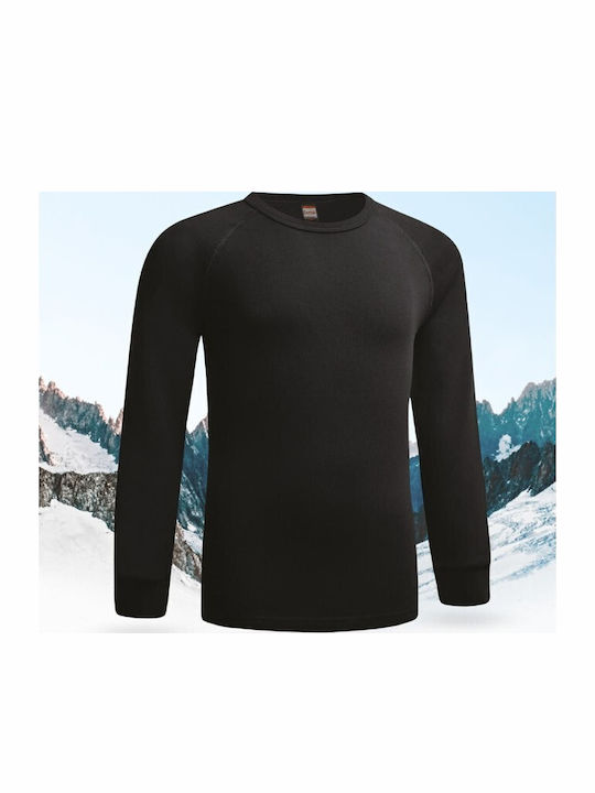 Berrak Herren Thermo Langarmshirt Schwarz