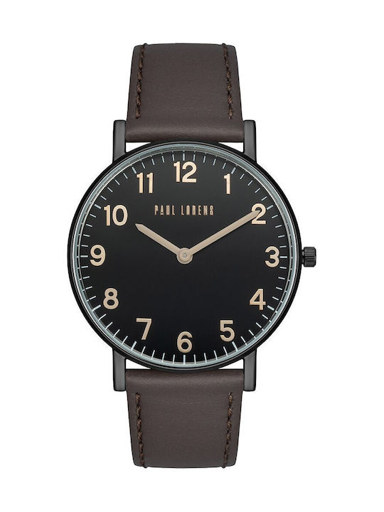 Paul Lorens Мъжки Часовник 40mm На Батерия С Бе...