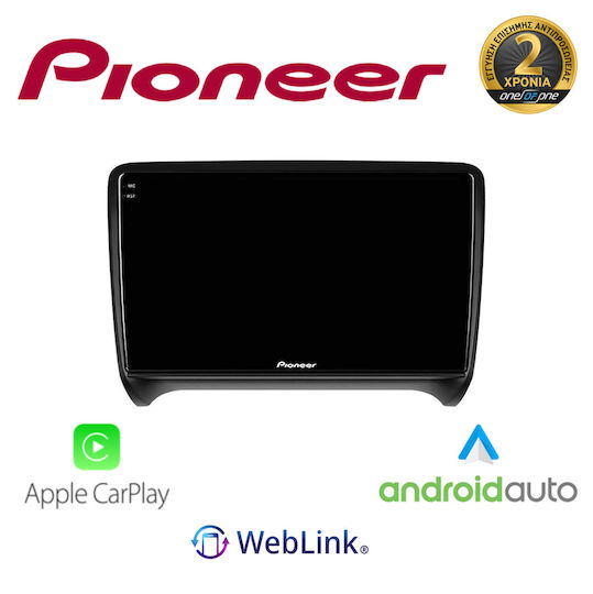 Pioneer Car Audio System for Audi TT 2006-2013 (Bluetooth/USB/WiFi/GPS/Apple-Carplay/Android-Auto)