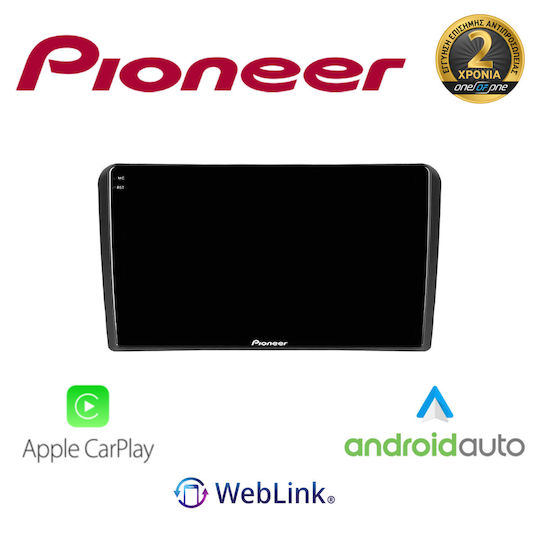 Pioneer Car Audio System for Audi A3 2003-2012 (Bluetooth/USB/WiFi/GPS/Apple-Carplay/Android-Auto)