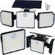 Izoxis Solar Light 1.5W 500lm with Motion Sensor, Photocell and Remote Control IP65 26.5cmx12cmx12cmcm