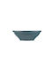 Kutahya Porselen Mood Serving Bowl Round made of Porcelain Blue with Diameter 16cm
