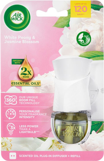 Airwick Steckdosen-Gerät mit Duft Jasmin 116054nc 19ml