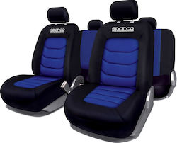 Sparco Μπροστινά Καλύμματα 4τμχ Πολυεστερικά Μπλε SPC1019AZ Sparco Μπροστινά Καλύμματα 4τμχ Πολυεστερικά Μπλε SPC1019AZ