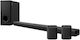 Yamaha TRUE X 50A Soundbar 2.1.2 Bluetooth, HDMI and Wi-Fi 280W with Wireless Subwoofer and Remote Control Carbon Grey