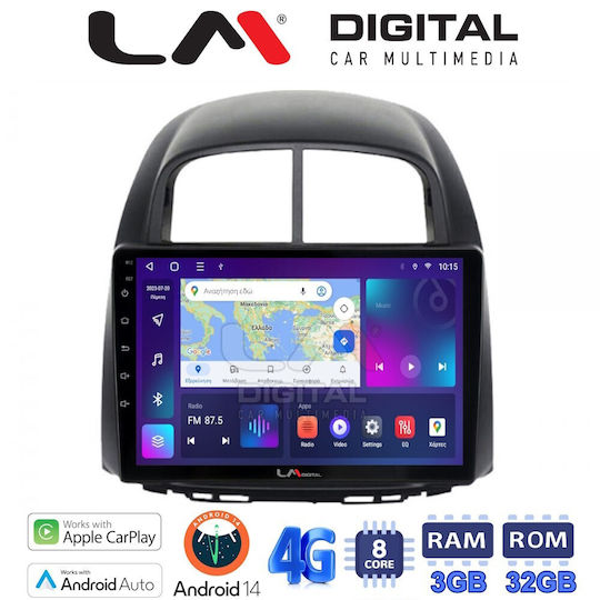 LM Digital Ηχοσύστημα Αυτοκινήτου για Daihatsu Sirion Subaru Justy (Bluetooth/USB/WiFi/GPS/Apple-Carplay/Android-Auto)