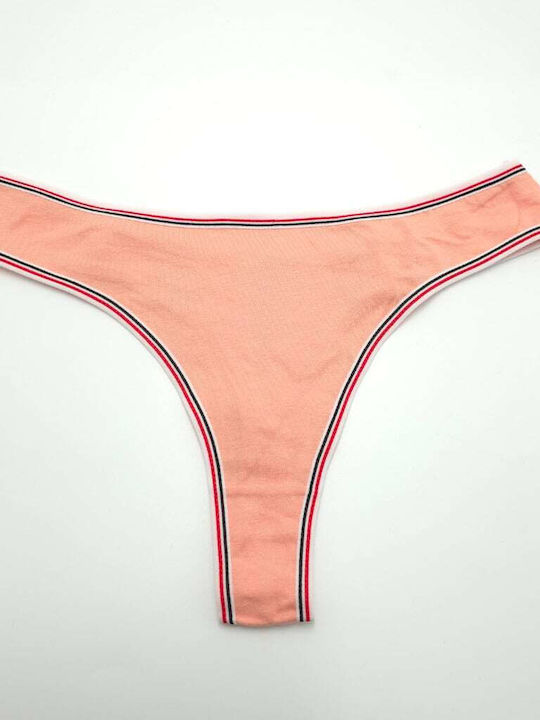 Topaki Topaki Damen-Slips Baumwolle Orange