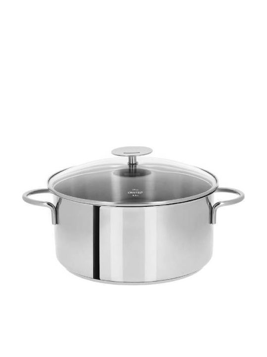 Cristel Deep Stainless Steel Pot 9lt / 28cm
