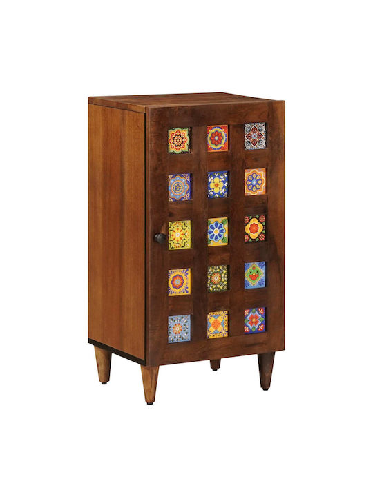 Cabinet de Birou din Lemn Masiv Walnut 40x33.5x75cm