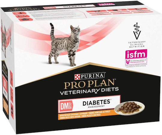 Purina Υγρή Τροφή για Ενήλικες Γάτες σε Φακελάκι με Κοτόπουλο 10x85gr
