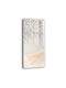 Tulup Leise Wanduhr Glas Beige 30x60cm