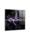Tulup Silent Wall Clock Purple Ø30cm