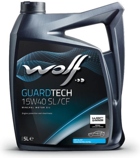 Wolf Guardtech Car Oil 15W-40 4lt