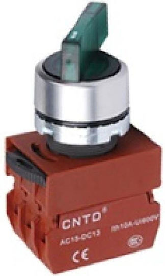 On-Off Switch F22 0-1 1no Indicator Light 24vac/dc Green C2sil-g Cntd