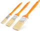 Set De Pensule Cu Mâner Din Plastic 3 Bucăți 1" 1.5" 2"