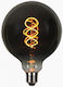 LED line Λάμπα LED 4W για Ντουί E27 και Σχήμα G125 Θερμό Λευκό Dimmable
