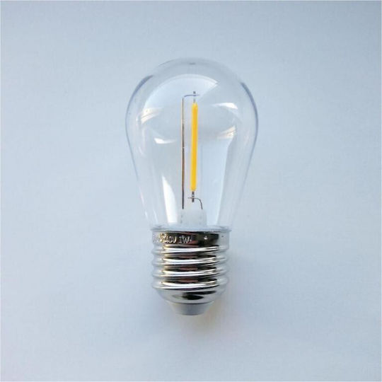 Eco Light LED-Lampe 1W für Fassung E27 Warmes Weiß