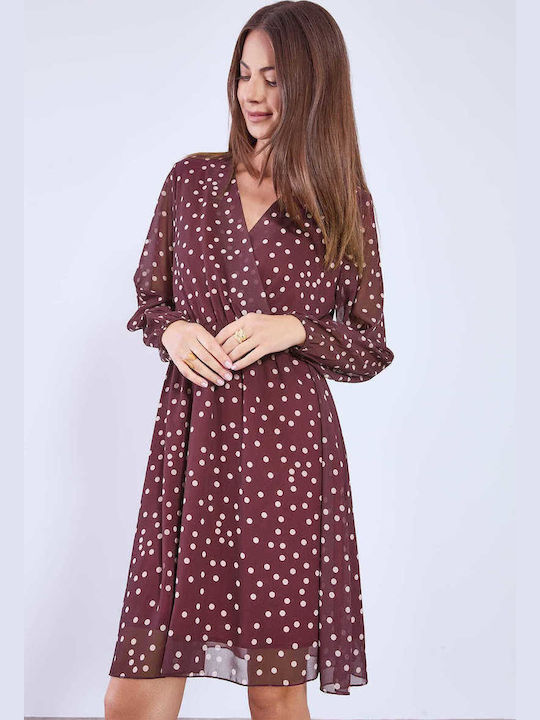 princess polly baby blue dress NEVER FULLY DRESSED Tilly polka-dot plissé midi dress main image 0