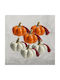 Lucky Charm Pumpkin Multicolour Ceramic 8x8cm 6 Pieces XH-2500