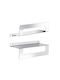 Gedy Cleo Wall-Mounted Bathroom Shelf Unit Inox Silver