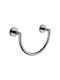 Bronze Art Single Wall-Mounted Bathroom Ring ​24.5x7cm Silver