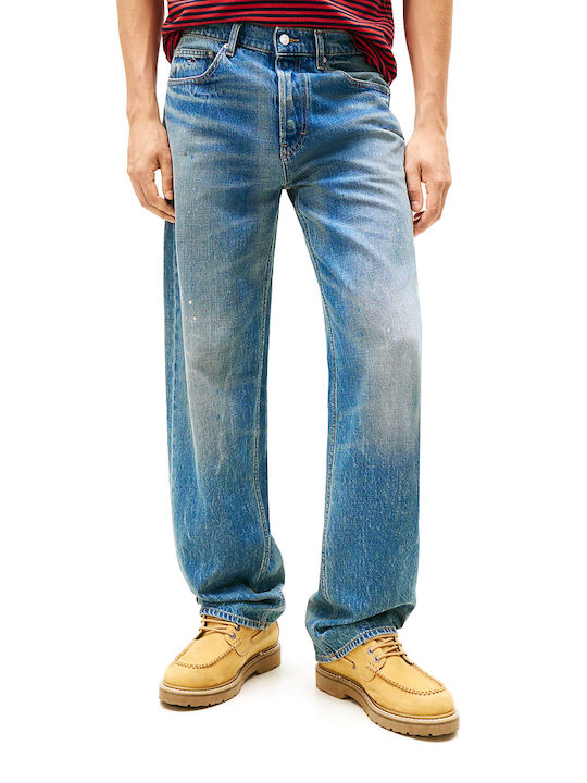 Tommy Hilfiger Ανδρικό Παντελόνι Τζιν Relaxed Fit Straight Μπλε