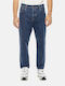 Cover Men's Elastic Navy Blue Jeans Pants